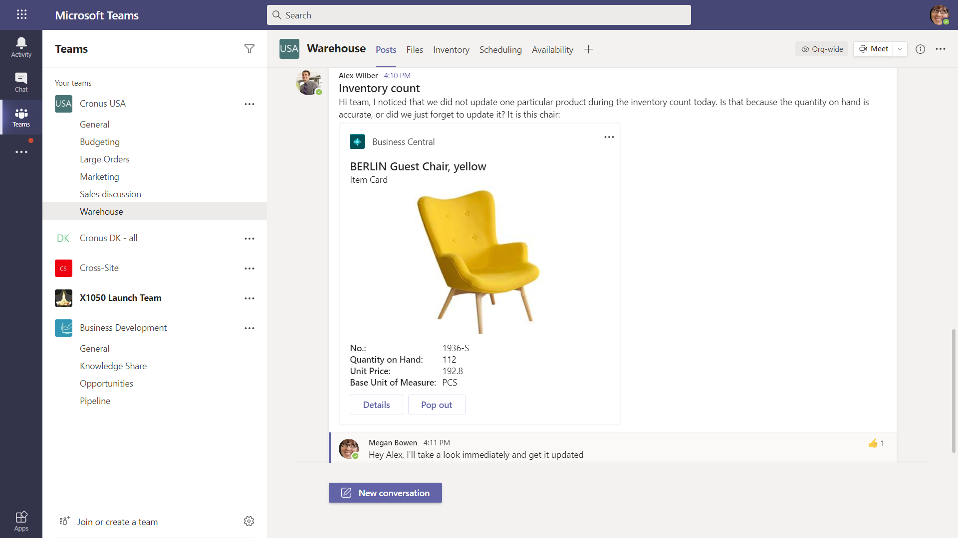 Simplified processes with Microsoft 365 interoperability screenshot 15