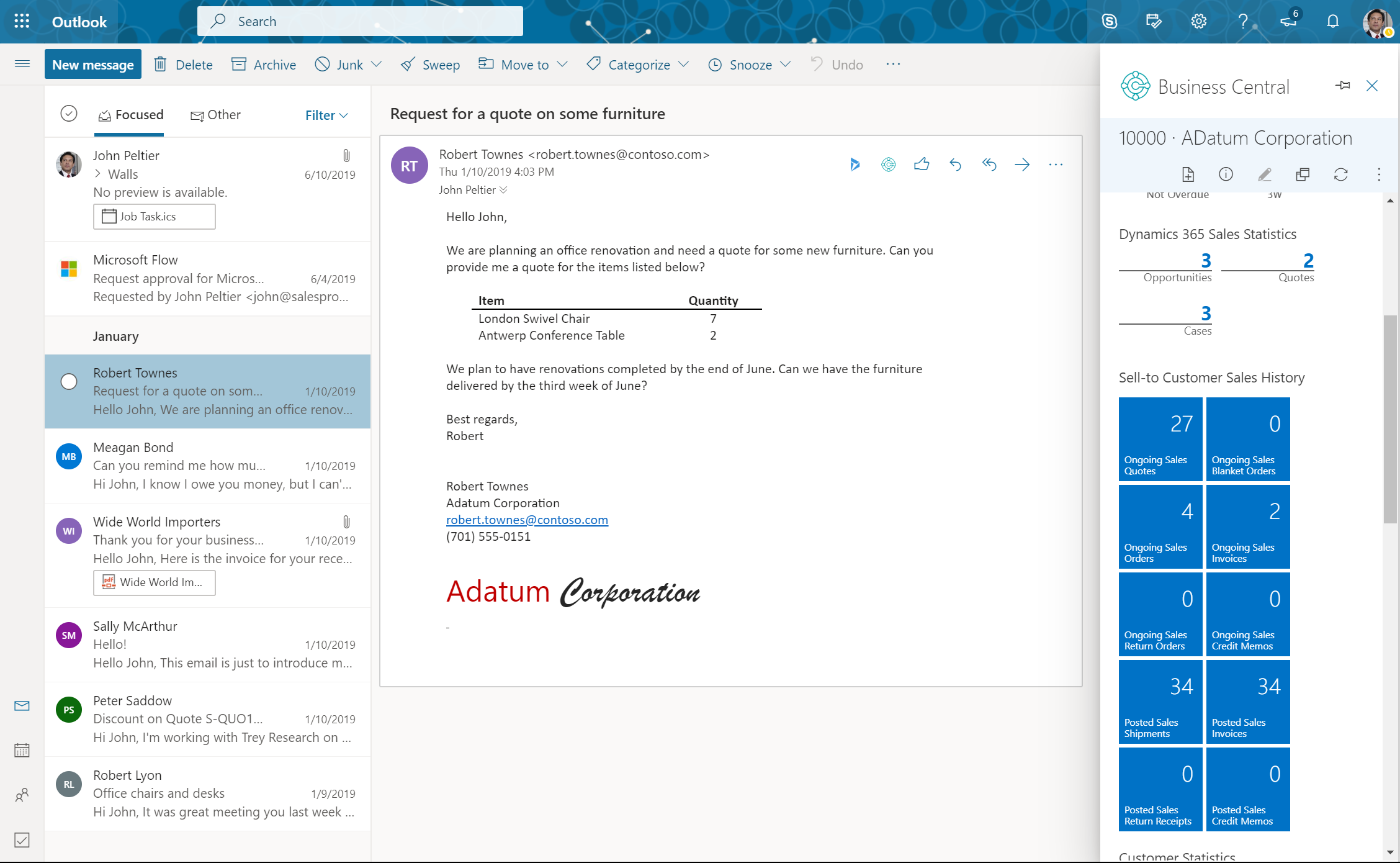 Improved communication with Outlook integration screenshot 21