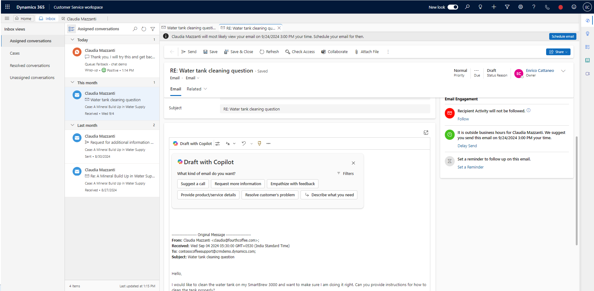 Lighten the load for service reps – Inbox and Case Management screenshot 11