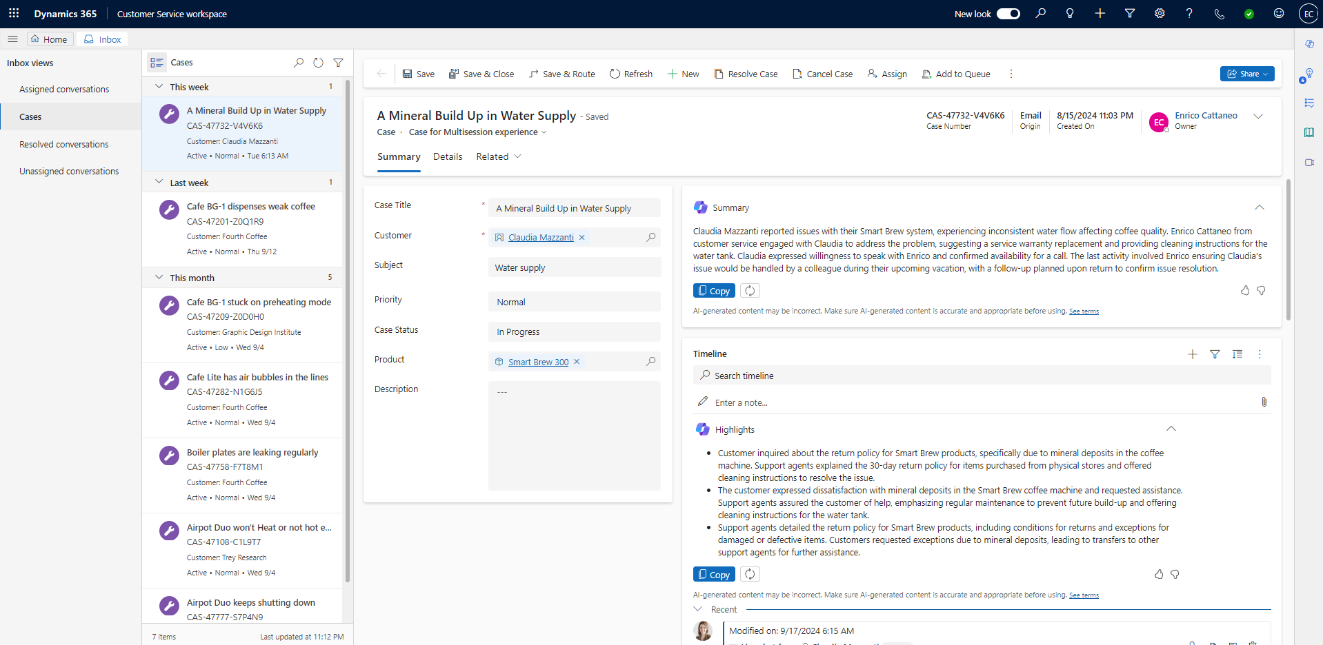Lighten the load for service reps – Inbox and Case Management screenshot 14