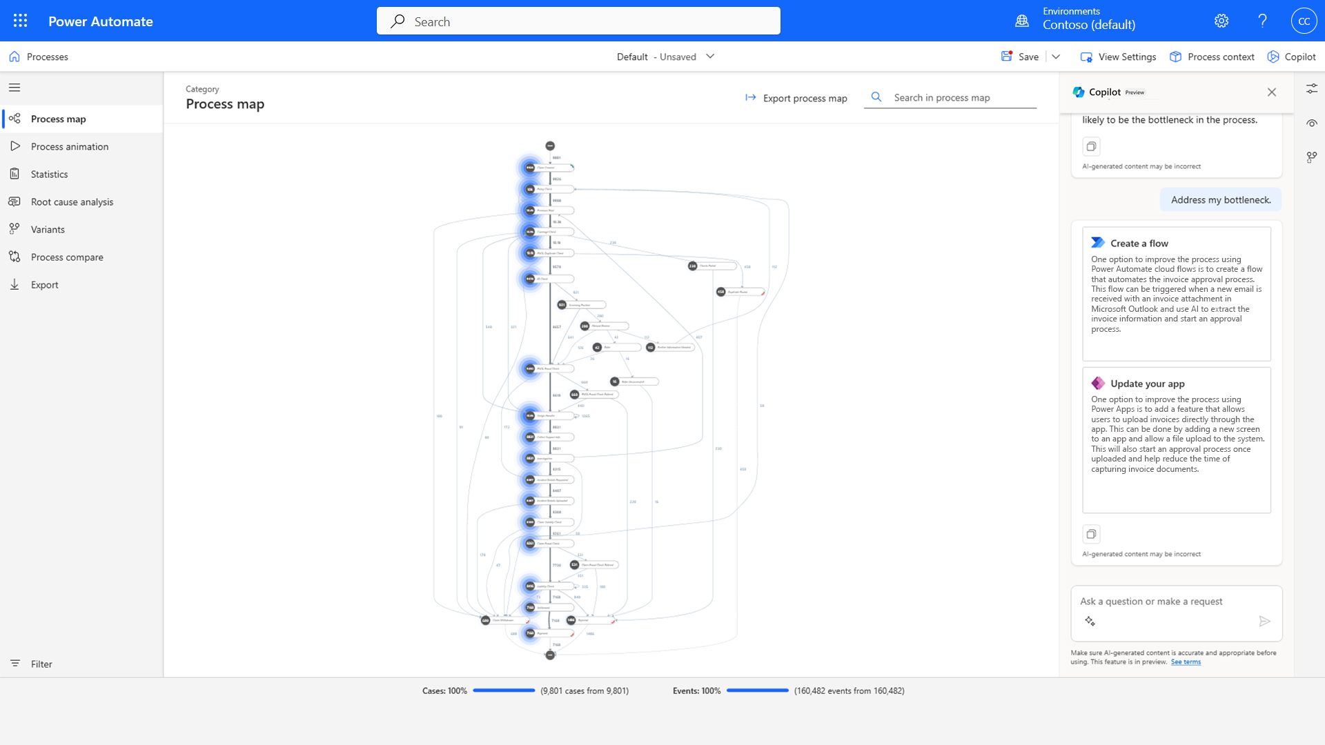 Jumpstart process optimization with Copilot screenshot 3