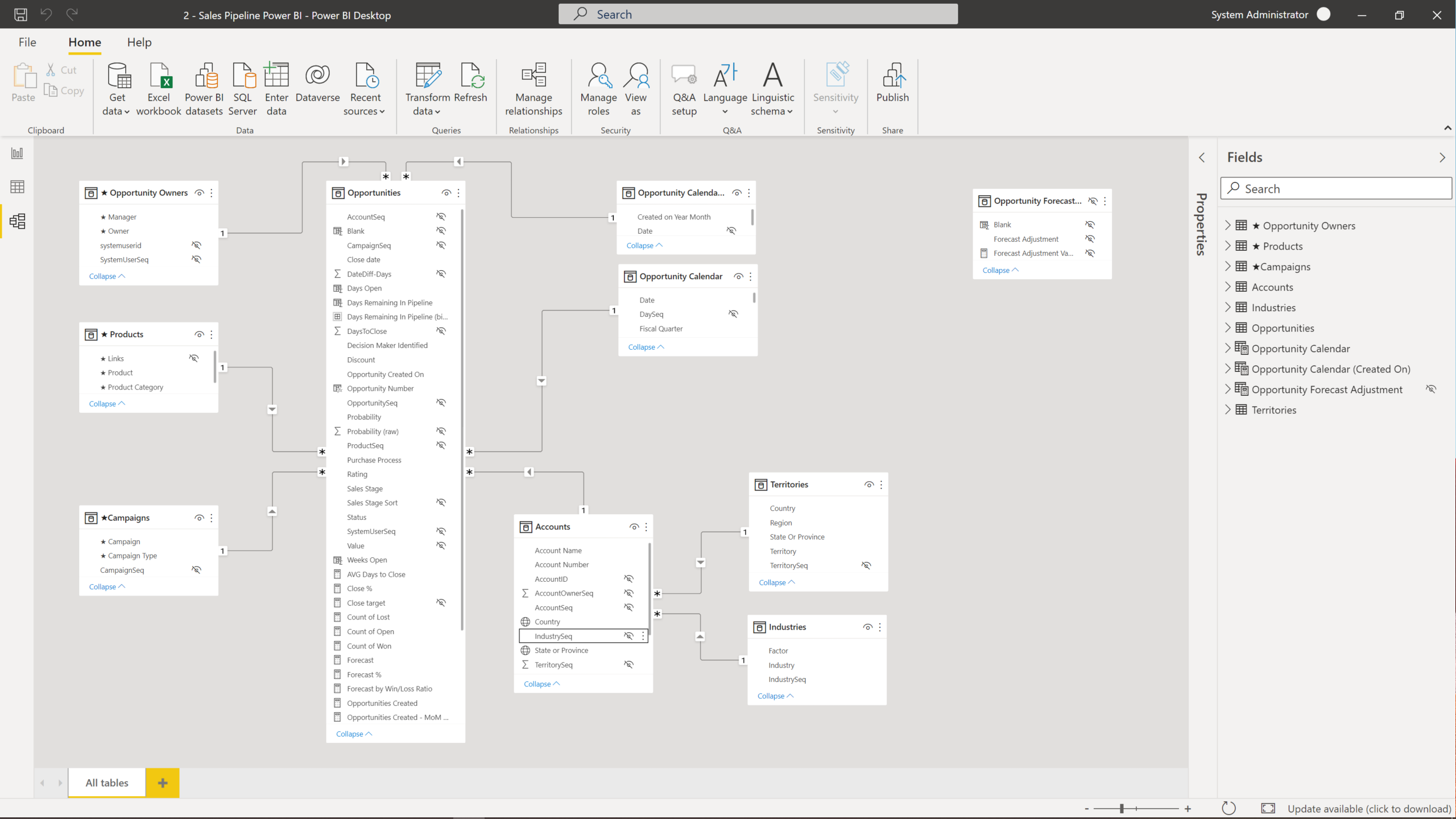 Enhance a data model screenshot 9