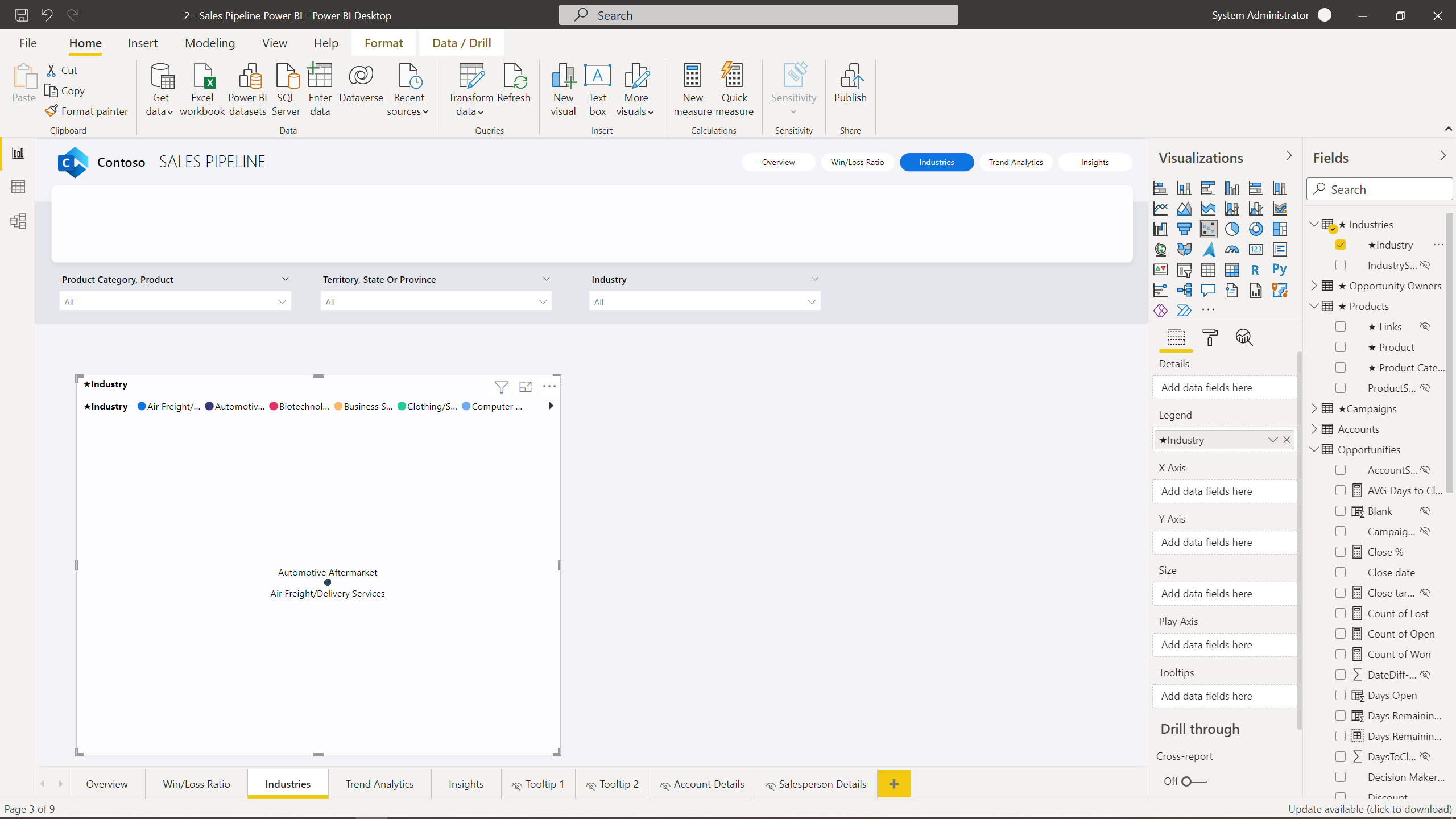 Build a new report page screenshot 13