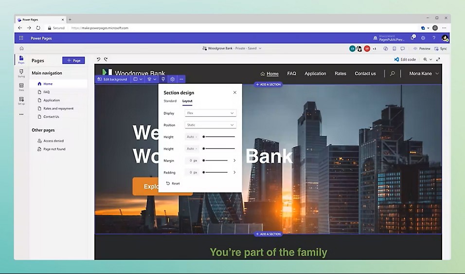 Design engaging business portals screenshot 1