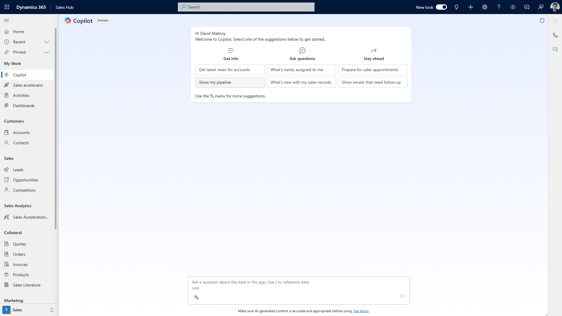 Welcome screenshot 1